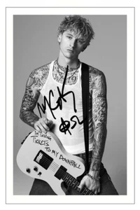MACHINE GUN KELLY Signed Autograph PHOTO Signature Print TICKETS TO MY DOWNFALL - Picture 1 of 1