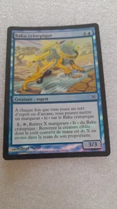 CARTE MTG MAGIC THE GATHERING - VF BAKU CRINEPIQUE - CREATURE ESPRIT FOIL HOLO - Imagen 1 de 2