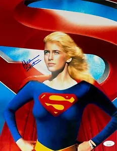 FOTO FIRMADA POR HELEN SLATER Autografiada 11"x14" SUPERGIRL Cromo JSA Testigo - Imagen 1 de 9