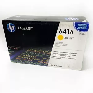Cartucho de tóner amarillo HP 641A (C9722A) - totalmente nuevo sellado - Imagen 1 de 1