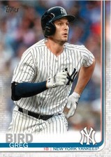 Greg Bird 2019 Topps Series 2 Baseball MLB Base Card #653 New York Yankees