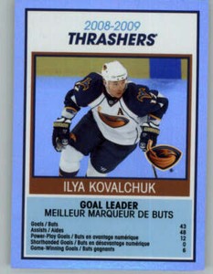 2009-10 O-Pee-Chee Team Checklists #TC2 Atlanta Thrashers (ref 162511)