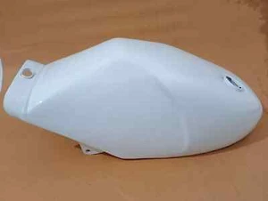 Yamaha Rz350 31k YPVS Blanco Pintado Acero Gasolina Combustible Tanque Gas + Grifo |Apto para - Imagen 1 de 14