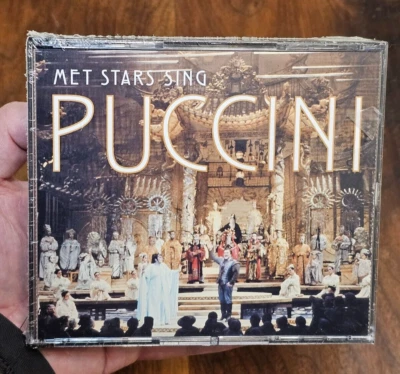 MET STARS SING PUCCINI NEW SEALED RARE CD 3 DISC SET - Image 1 of 4