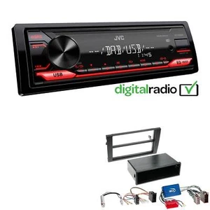 JVC KD-X182DB MP3 DAB+ USB 1-DIN Autoradio für Audi A4 mit Symphony /Navi Plus - Bild 1 von 5