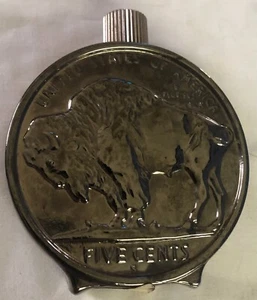 AVON LIQUID HAIR LOTION 5 OZ EMPTY BOTTLE BUFFALO NICKEL PREOWNED - Picture 1 of 2