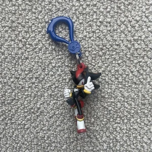 Sonic the Hedgehog Backpack Hanger RARE SHADOW Keychain Bag NEW Series 2 S2 - Foto 1 di 6