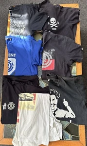 7 X Mens T Shirts Vintage Element Nixon Monaro Borat Old School Grunge Tees - Picture 1 of 17