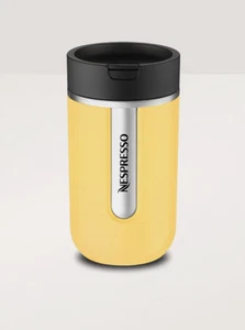 NESPRESSO NOMAD TRAVEL MUG YELLOW, Limited Edition Summer 300ml Travel Coffee - Picture 1 of 4