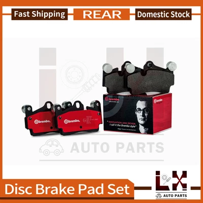 Pastilha de freio traseira Brembo 1 compatível com 2007-2010 Ford Edge 2007-2010 Lincoln MKX - Imagem 1 de 3