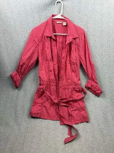 Camisa Maurice’s Mujer’s XL Cintura Corbata Rosa - Imagen 1 de 9