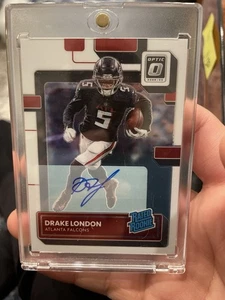 2022 Panini Donruss Optic - Rated Rookie Drake London Auto /150 Gem Mint Cond - Picture 1 of 2