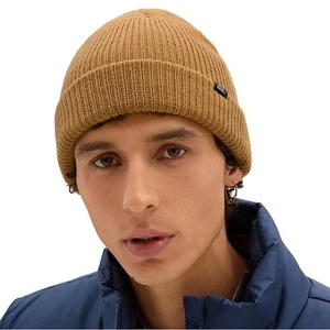 NWOT Vans Core Basic Ribbed Beanie UNISEX OSFM Tan Outdoor Winter Skater - Picture 1 of 7