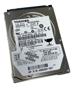Toshiba   250 GB 5400 RPM 2.5'' SATA  LAPTOP HARD DRIVE  MK2552GSX - Picture 1 of 3