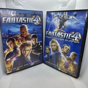 Marvel Fantastic 4 & Rise of Silver Surfer DVD Lot - Picture 1 of 2