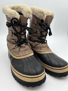 Botas de invierno impermeables Sorel Caribou para hombre talla 12 usadas ver fotos - Imagen 1 de 8