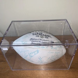 Buffalo Bills 1979 Team Signed Football With Display Case - Picture 1 of 7