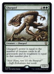 Lhurgoyf NM Commander: Modern Horizons 3 0235 MTG Regular - Picture 1 of 2