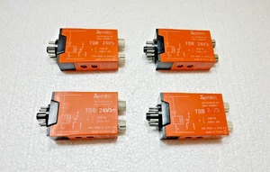 SYRELEC TDR 24V (250V ~ 10A) TIME RELAY (4 PIC LOT) - Picture 1 of 8