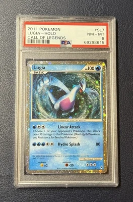 2011 Pokemon Shiny Lugia Call of Legends Secret Rare Holo #SL7 PSA 8 - Image 1 of 2