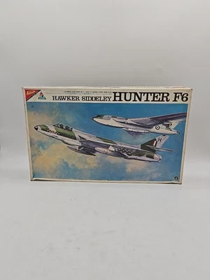 Vintage NICHIMO 1:48 HAWKER SIDDELEY HUNTER F6 4811 Open Box - Image 1 of 4