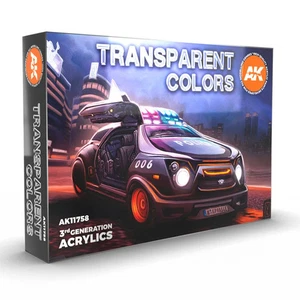 AK Interactive 3rd Gen Acryl Transparent Colors Set (AK11758) - Bild 1 von 3