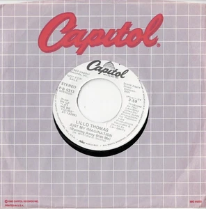 LILLO THOMAS Just My Imagination USA PROMO 7" VINYL 80s SOUL R&B - Imagen 1 de 1