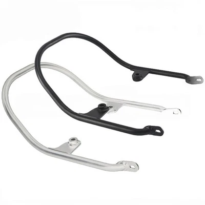 Задняя багажная полка хромированный/черный стальной мотор подходит для Kawasaki Z900RS 2017-18 - Изображение 1 из 4