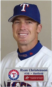 2003 Texas Rangers Dr. Pepper #3 Ryan Christenson SGA - Foto 1 di 1