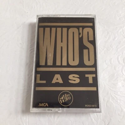 The Who ‎– Who's Last -Classic Rock Music - 1984 Cassette Tape MCAC2-8018 - Image 1 of 4