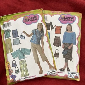 2 Lizzie McGuire Simplicity 5220 & 4896 Disney Sewing Patterns Uncut Size 8-16 - Picture 1 of 9
