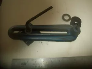 Tool Rest Holder Assembly AS IS! 5/8" Bore 10" Toolkraft Wood Lathe Model 390 A - Picture 1 of 8