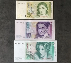 💎➰ 35 D-Mark DM Deutsche Mark Scheine 💥 Banknoten der Serie "BBk Ill/llIa" ➰💎 - Bild 1 von 7