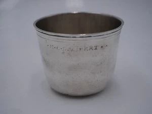 RARE TIMBALE CURON EN ARGENT MASSIF FRANCE EPOQUE 18 EME 1727 - Imagen 1 de 7