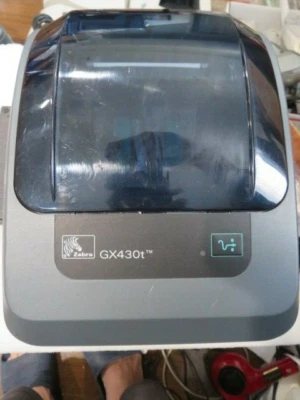 Zebra GX430T Point of Sale Thermal Printer USB with power supply - Image 1 of 2