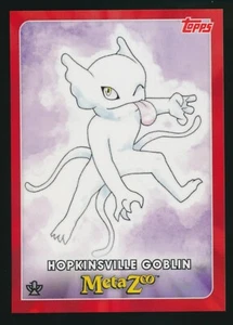 Tarjeta Topps x Metazoo Serie 0 Hopkinsville Goblin Plata Poco Común Cryptid Nation - Imagen 1 de 3