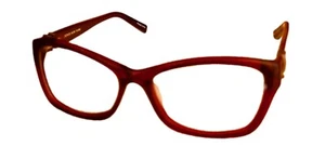 Jones New York Petite Burgundy Plastic Rectangle Eyewear Frame J226. 50mm - Picture 1 of 13