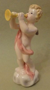 WIEN KERAMOS Jugendstil Art Nouveau DAKON PUTTO CHERUB ANGEL Nude BOY FIGURINE - Picture 1 of 8