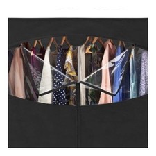 Whitmor Portable Wardrobe Clothes Storage Organizer Closet with Hanging Rack -