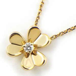 Van Cleef & Arpels Collier Frivole Mini Modell VCARP0J100 Flora Diamant 750YG - Bild 1 von 9