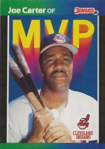 JOE CARTER - 1989 Donruss - "MVP" - #BC-3 - Indians - Comb. Shipping - Picture 1 of 1