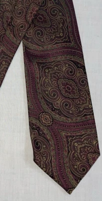 Nordstrom J.Z. Richards Mens Dress Tie Size 58” Purple Floral 100% Silk Formal - Image 1 of 4