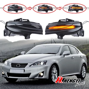 Sequential LED Mirror Turn Signal Light For Lexus IS250 250C 2010-12 LS460 06-09 - Picture 1 of 5