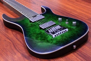Halo MERUS 7-string guitar, EVERTUNE, Fluence, Poplar Burl [MADE TO ORDER] - Picture 1 of 6