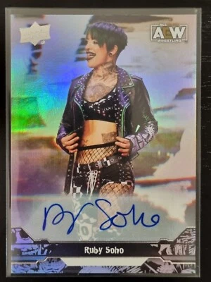 2023 AEW Ruby Soho Base AUTO Trading Card Upper Deck #90170 - Image 1 of 2