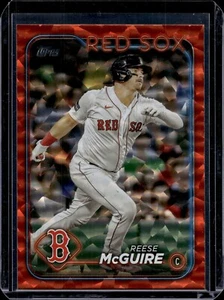 2024 Topps Orange Foil #474 Reese McGuire Serial #241/299 - Picture 1 of 2