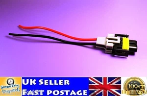 1x Xenon LED Light Bulb extension Truck Connector Fog 12V Car Socket H8/H9/H11 - Picture 1 of 3