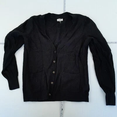 Cárdigan FAT FACE 12 negro para mujer cuello en V abotonado algodón lana jumper - Imagen 1 de 4