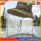 Bugs Proof Mesh Hat Quick-Dry Sun-Proof Fishing Hat for Hiking Travel Camping