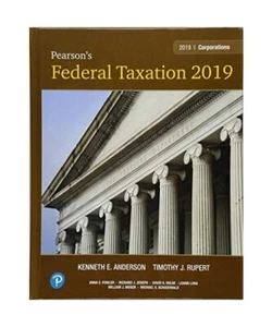 Pearson's Federal Taxation 2019: Corporations, Partnerships, Estates & Trusts, A - Bild 1 von 1